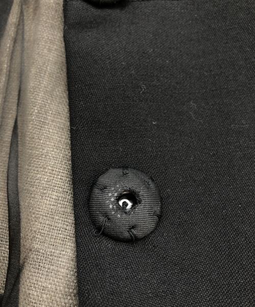 Maison Margiela（メゾンマルジェラ）Maison Margiela (メゾンマルジェラ) 切替テーラードジャケット ブラック サイズ:38の古着・服飾アイテム