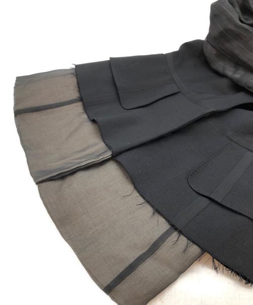 Maison Margiela（メゾンマルジェラ）Maison Margiela (メゾンマルジェラ) 切替テーラードジャケット ブラック サイズ:38の古着・服飾アイテム