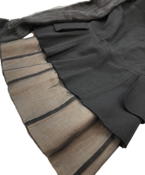 Maison Margiela（メゾンマルジェラ）Maison Margiela (メゾンマルジェラ) 切替テーラードジャケット ブラック サイズ:38の古着・服飾アイテム