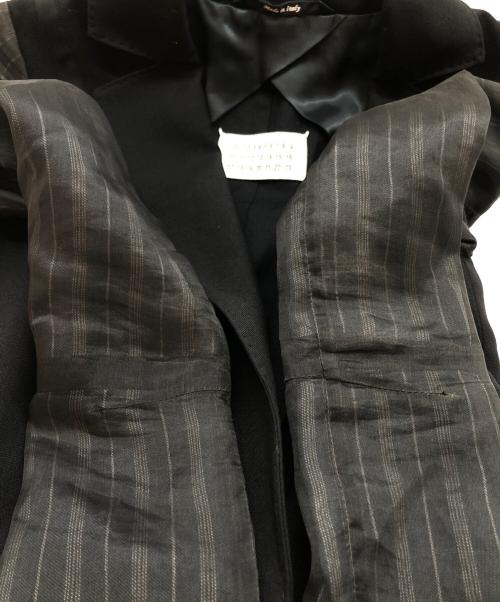 Maison Margiela（メゾンマルジェラ）Maison Margiela (メゾンマルジェラ) 切替テーラードジャケット ブラック サイズ:38の古着・服飾アイテム