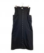 Y'sワイズ）の古着「ウールロングスカート」｜ブラック