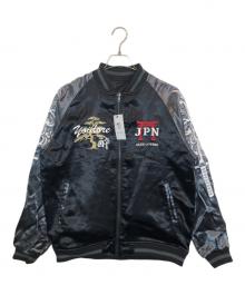 YOIDORE（ヨイドレ）の古着「リバーシブルスカジャン」｜ブラック