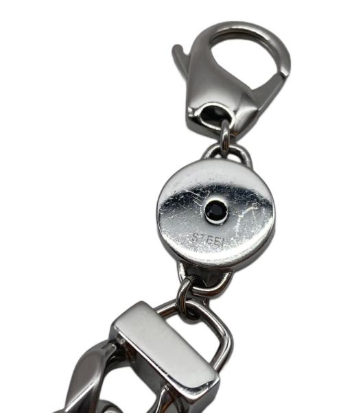 DIESEL（ディーゼル）DIESEL (ディーゼル) チェーンブレスレット シルバーの古着・服飾アイテム