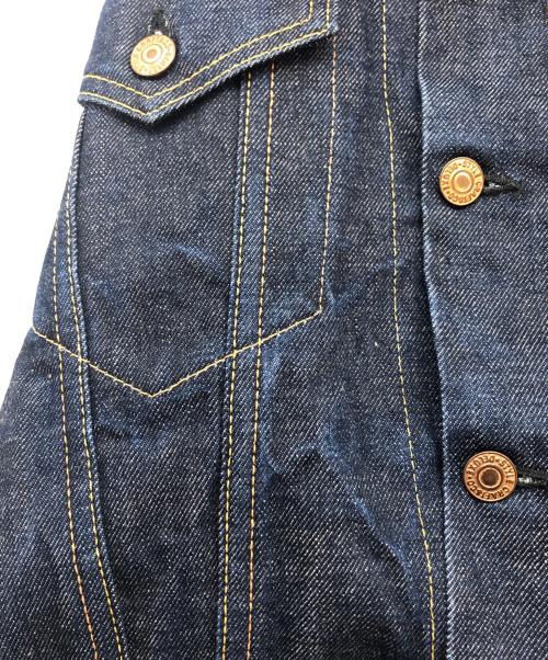 EVISU（エヴィス）EVISU (エヴィス) No. 2 デニムジャケット インディゴ サイズ:SIZE 38の古着・服飾アイテム