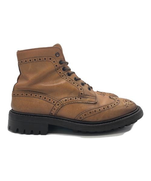 Tricker's（トリッカーズ）Tricker's (トリッカーズ) カントリーブーツ ブラウン サイズ:8 1/2の古着・服飾アイテム