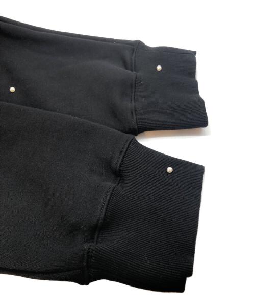 Kimhekim（キムヘキム）KIMHEKIM (キムヘキム) パール ビッグシルエットパーカー ブラック サイズ:OSの古着・服飾アイテム