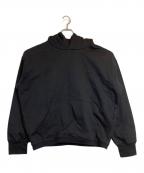 WIND AND SEAウィンダンシー）の古着「クロップドプルオーバーパーカー」｜ブラック