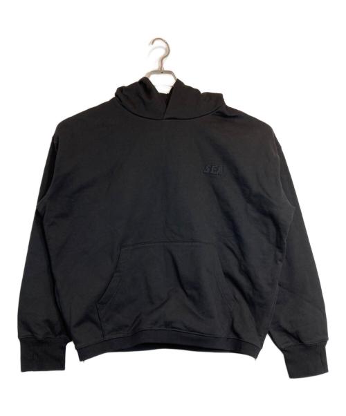 WIND AND SEA（ウィンダンシー）WIND AND SEA (ウィンダンシー) クロップドプルオーバーパーカー ブラック サイズ:XLの古着・服飾アイテム