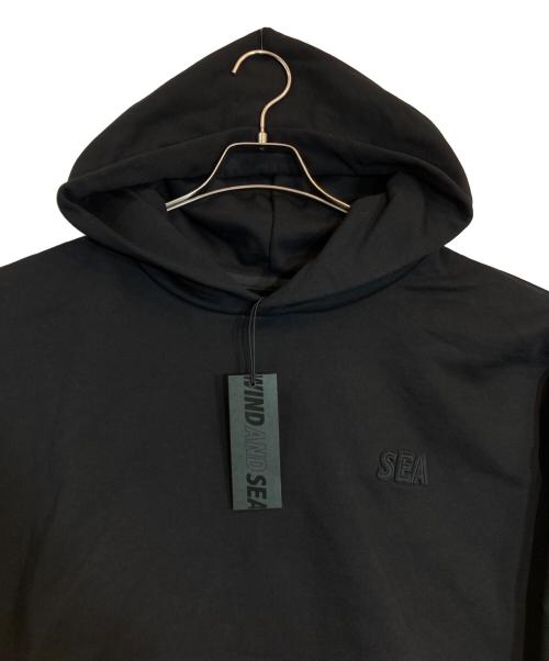 WIND AND SEA（ウィンダンシー）WIND AND SEA (ウィンダンシー) クロップドプルオーバーパーカー ブラック サイズ:XLの古着・服飾アイテム
