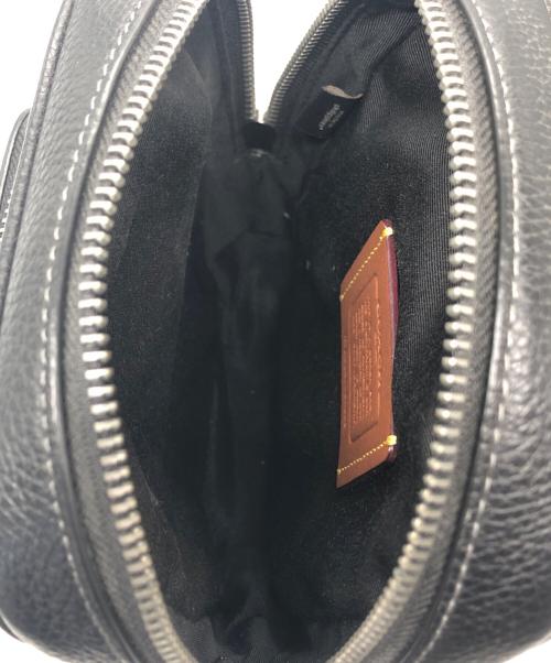 COACH（コーチ）COACH (コーチ) レーサー スリング パック・ヴァーシティ モチーフ ブラックの古着・服飾アイテム