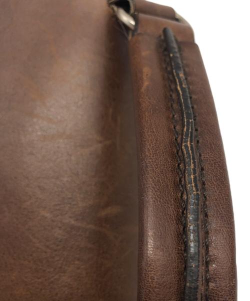 BRUNELLO CUCINELLI（ブルネロクチネリ）BRUNELLO CUCINELLI (ブルネロクチネリ) カーフスキン ブリーフケース ブラウンの古着・服飾アイテム