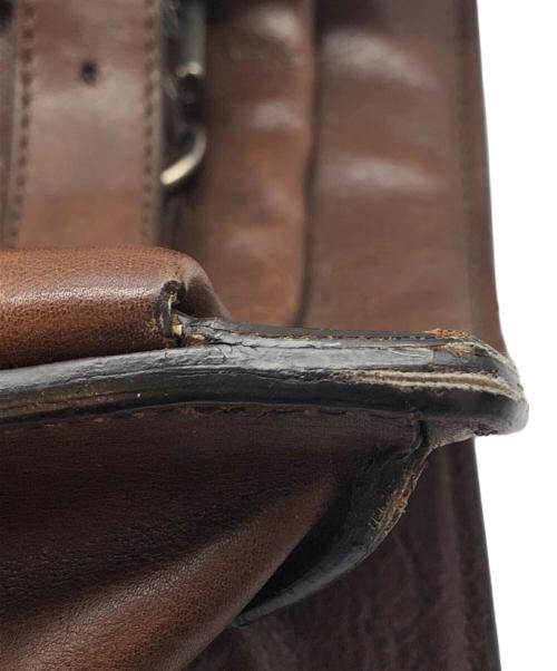 BRUNELLO CUCINELLI（ブルネロクチネリ）BRUNELLO CUCINELLI (ブルネロクチネリ) カーフスキン ブリーフケース ブラウンの古着・服飾アイテム