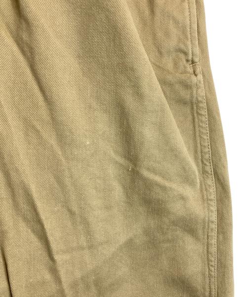 French Army（フランス軍）French Army (フレンチアーミー) M-52 2タック コットン パンツ ベージュ サイズ:35の古着・服飾アイテム