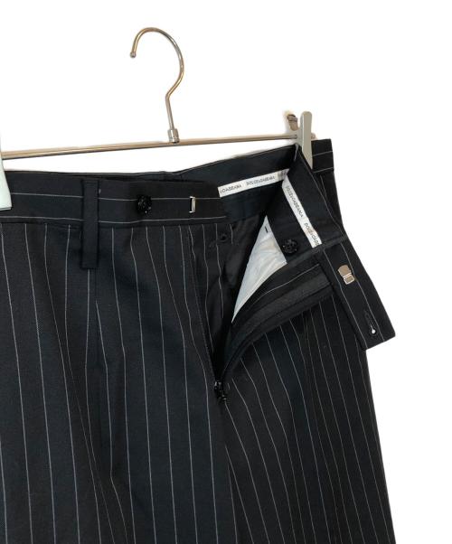 DOLCE & GABBANA（ドルチェ＆ガッバーナ）DOLCE & GABBANA (ドルチェ＆ガッバーナ) 3ピースピンストライプセットアップスーツ ブラック サイズ:46の古着・服飾アイテム