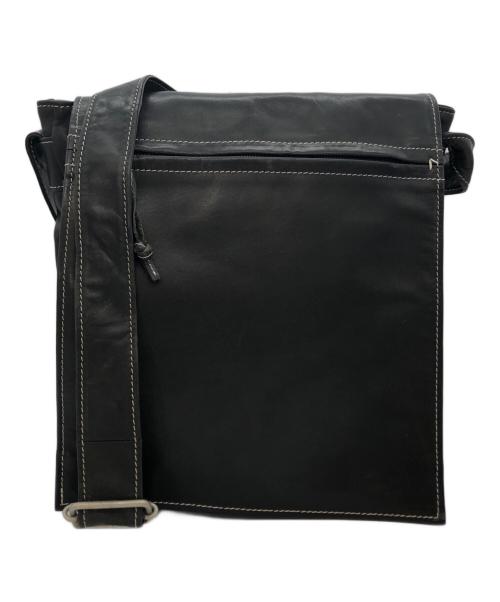 PORTER（ポーター）PORTER (ポーター) レザーショルダーバッグ ブラックの古着・服飾アイテム