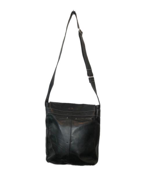 PORTER（ポーター）PORTER (ポーター) レザーショルダーバッグ ブラックの古着・服飾アイテム