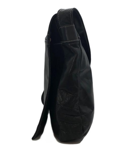 PORTER（ポーター）PORTER (ポーター) レザーショルダーバッグ ブラックの古着・服飾アイテム