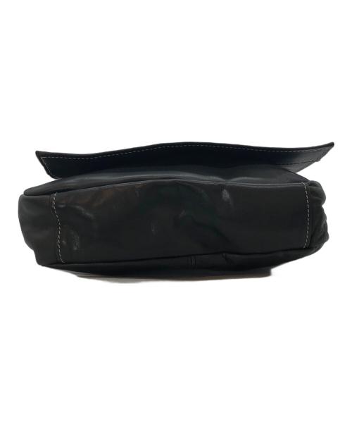 PORTER（ポーター）PORTER (ポーター) レザーショルダーバッグ ブラックの古着・服飾アイテム