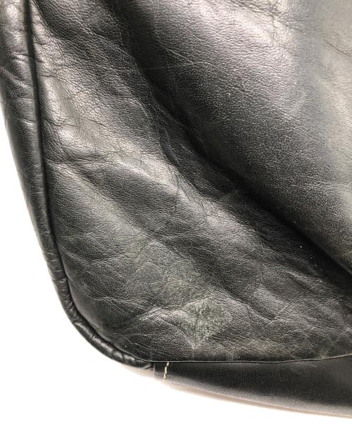PORTER（ポーター）PORTER (ポーター) レザーショルダーバッグ ブラックの古着・服飾アイテム