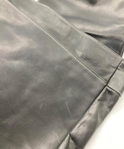 PORTER（ポーター）PORTER (ポーター) レザーショルダーバッグ ブラックの古着・服飾アイテム