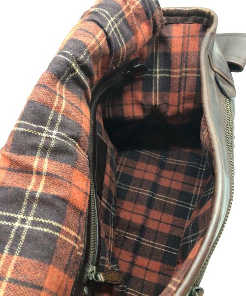 GANZO（ガンゾ）GANZO (ガンゾ) レザーメッセンジャーバッグ ブラウンの古着・服飾アイテム