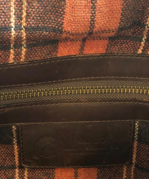 GANZO（ガンゾ）GANZO (ガンゾ) レザーメッセンジャーバッグ ブラウンの古着・服飾アイテム