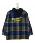 MINDSEEKER (マインドシーカー) HOOD CHECK SHIRT JACKET ブルー サイズ:M：12000円