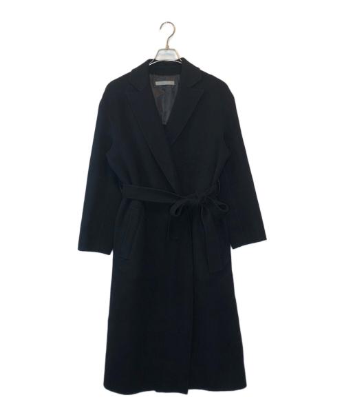 theory luxe（セオリーリュクス）theory luxe (セオリーリュクス) 24AW ベルテッドウールコート ブラック サイズ:38の古着・服飾アイテム