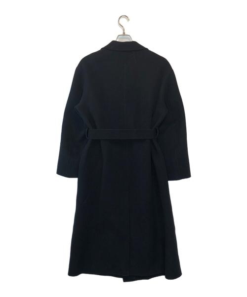 theory luxe（セオリーリュクス）theory luxe (セオリーリュクス) 24AW ベルテッドウールコート ブラック サイズ:38の古着・服飾アイテム