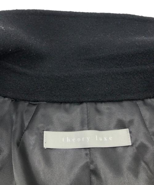 theory luxe（セオリーリュクス）theory luxe (セオリーリュクス) 24AW ベルテッドウールコート ブラック サイズ:38の古着・服飾アイテム