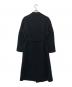 theory luxe (セオリーリュクス) 24AW ベルテッドウールコート ブラック サイズ:38：18000円
