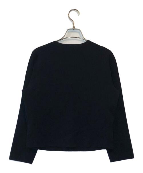 theory（セオリー）theory (セオリー) Wooster Crepe Knit Fitted ブラック サイズ:S 未使用品の古着・服飾アイテム