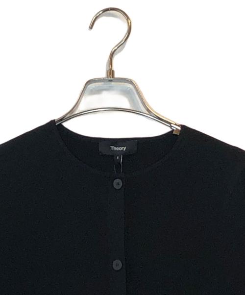 theory（セオリー）theory (セオリー) Wooster Crepe Knit Fitted ブラック サイズ:S 未使用品の古着・服飾アイテム