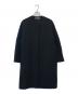 theory luxe（セオリーリュクス）の古着「コクーンシルエットノーカラーコート」｜ブラック