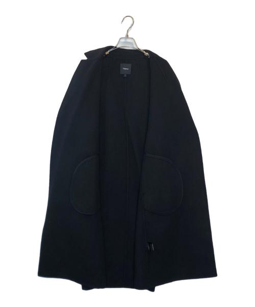 theory（セオリー）theory (セオリー) RELAXED COAT/カシミヤコート ブラック サイズ:Sの古着・服飾アイテム