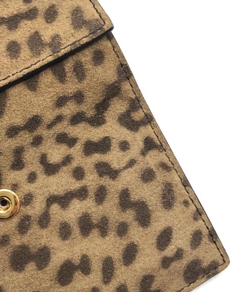 GIVENCHY（ジバンシィ）GIVENCHY (ジバンシィ) スエード レオパード 3つ折り財布 ブラウン サイズ:下記参照の古着・服飾アイテム