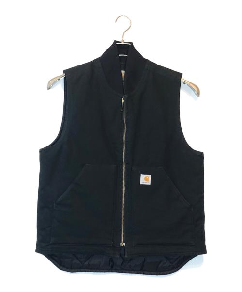 CarHartt（カーハート）CarHartt (カーハート) ダック地ベスト ブラック サイズ:Medium　Regularの古着・服飾アイテム
