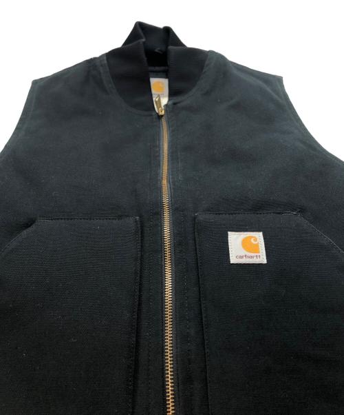 CarHartt（カーハート）CarHartt (カーハート) ダック地ベスト ブラック サイズ:Medium　Regularの古着・服飾アイテム