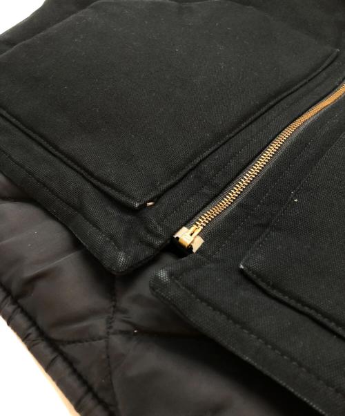 CarHartt（カーハート）CarHartt (カーハート) ダック地ベスト ブラック サイズ:Medium　Regularの古着・服飾アイテム