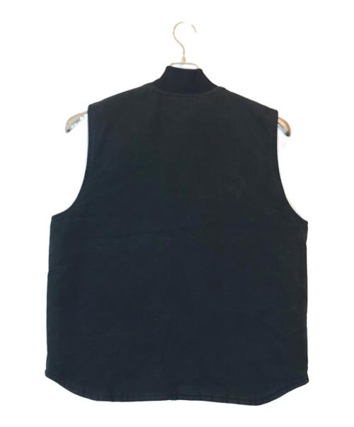 CarHartt（カーハート）CarHartt (カーハート) ダック地ベスト ブラック サイズ:Lの古着・服飾アイテム