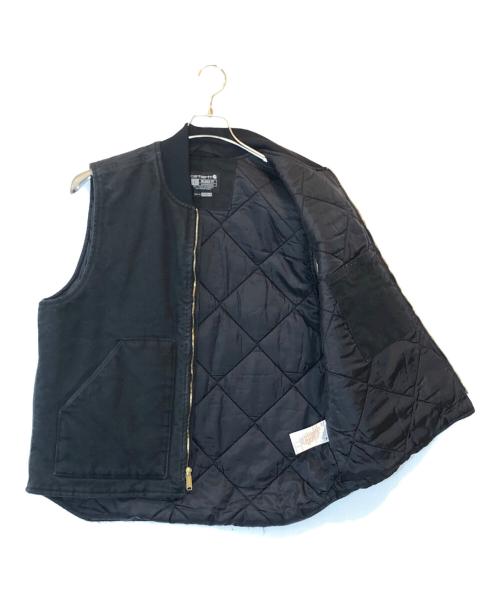 CarHartt（カーハート）CarHartt (カーハート) ダック地ベスト ブラック サイズ:Lの古着・服飾アイテム