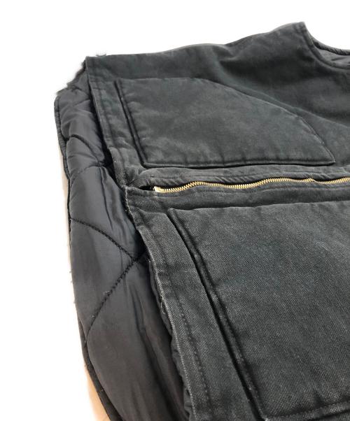 CarHartt（カーハート）CarHartt (カーハート) ダック地ベスト ブラック サイズ:Lの古着・服飾アイテム