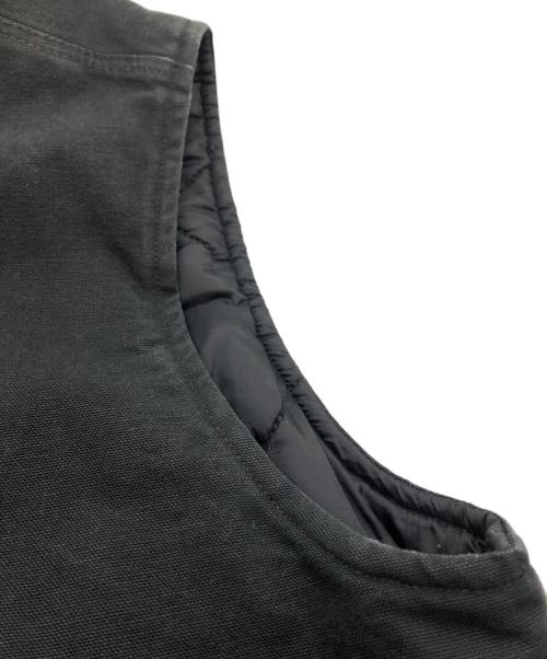 CarHartt（カーハート）CarHartt (カーハート) ダック地ベスト ブラック サイズ:Lの古着・服飾アイテム