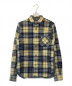 COMME des GARCONS JUNYA WATANABE MANコム デ ギャルソン ジュンヤ ワタナベ マン）の古着「チェックシャツ」｜イエロー