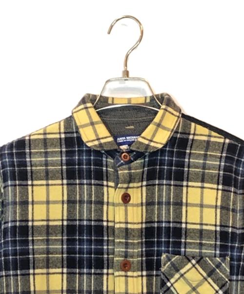 COMME des GARCONS JUNYA WATANABE MAN（コム デ ギャルソン ジュンヤ ワタナベ マン）COMME des GARCONS JUNYA WATANABE MAN (コム デ ギャルソン ジュンヤ ワタナベ マン) チェックシャツ イエロー サイズ:Sの古着・服飾アイテム