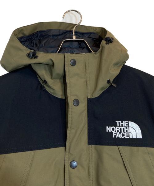THE NORTH FACE（ザ ノース フェイス）THE NORTH FACE (ザ ノース フェイス) マウンテンダウンジャケット ブラック×カーキ サイズ:Sの古着・服飾アイテム