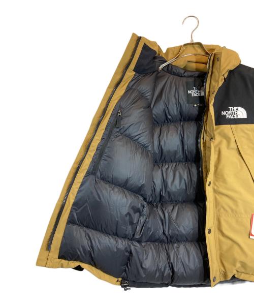 THE NORTH FACE（ザ ノース フェイス）THE NORTH FACE (ザ ノース フェイス) マウンテンダウンジャケット ブラック×ベージュ サイズ:Mの古着・服飾アイテム