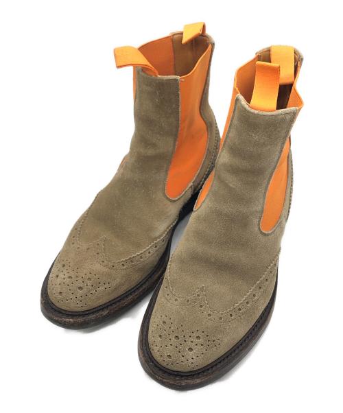 Tricker's（トリッカーズ）Tricker's (トリッカーズ) スウェードサイドゴアブーツ ブラウン サイズ:8.5の古着・服飾アイテム