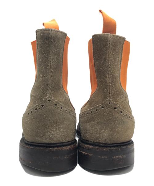 Tricker's（トリッカーズ）Tricker's (トリッカーズ) スウェードサイドゴアブーツ ブラウン サイズ:8.5の古着・服飾アイテム