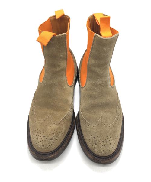 Tricker's（トリッカーズ）Tricker's (トリッカーズ) スウェードサイドゴアブーツ ブラウン サイズ:8.5の古着・服飾アイテム